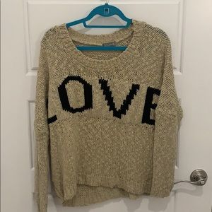 LF LOVE Sweater NWOT Small